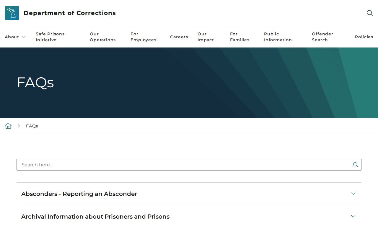 Michigan corrections FAQ guidance for Gladwin County arrest record research